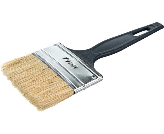 Флейцевая кисть АКОР КФ Стандарт 70 мм, толщина 6 мм натуральная щетина 4607044330252 – изображение 3