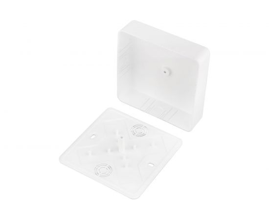 Распаячная коробка REXANT открытой установки для кабель-канала 100x100x29 мм белая IP40 28-3075 – изображение 3
