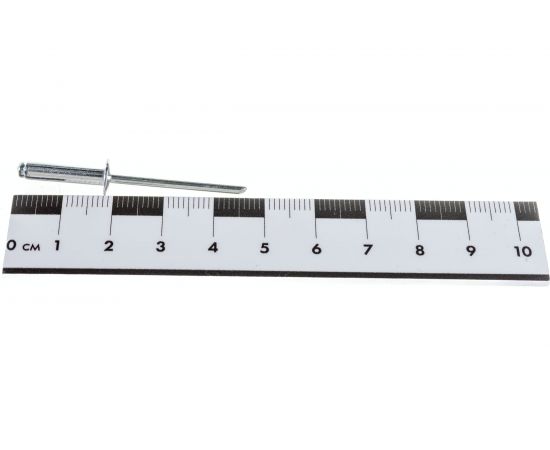 Вытяжная заклепка Стройметиз комб. 4,0х16 алюминий/сталь уп. 16 шт. 2570361 – изображение 3