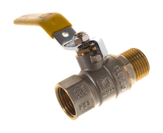 Шаровой кран для газа СТМ ГАЗ 1/2"", г/ш, рычаг CGFMH012 – изображение 3