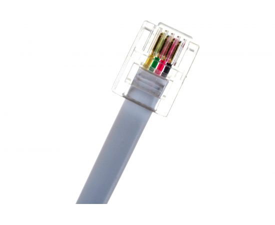 Телефонный шнур-удлинитель REXANT RJ-11, 6P-4C, 5 м, белый 18-3051 – изображение 4