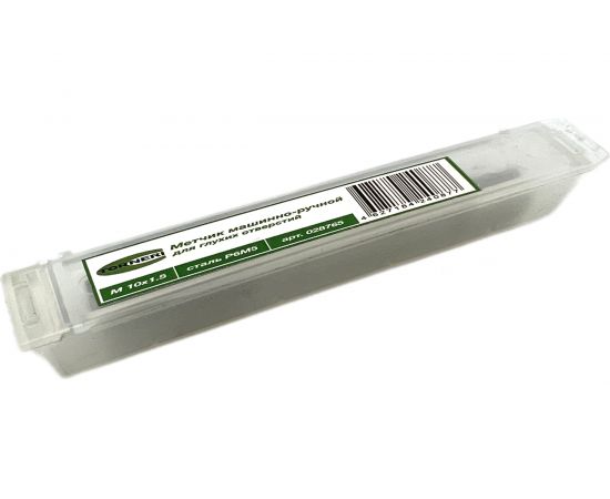 Машинно-ручной метчик TORNERI М10х1.5 Р6М5 для глухих отверстий 028765 – изображение 4