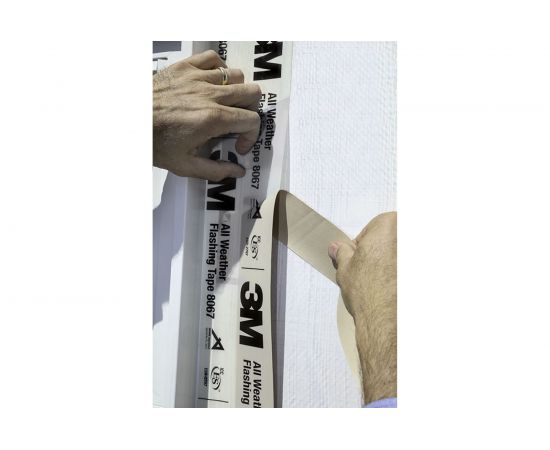 Односторонняя лента для гидроизоляции с разделённым лайнером 3М FAST-F 8067E бежевая, 50 мм х 25 7100086951 – изображение 4