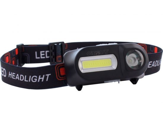 Налобный светодиодный фонарь СТАРТ с прочным износостойким корпусом LOE 501-C1 Black – изображение 5