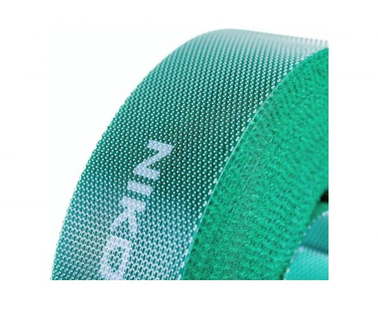 Стяжка-липучка NIKOMAX нарезаемая, в рулоне 5 м, ширина 25 мм, зеленая NMC-CTV05M-25-RL-GN – изображение 5