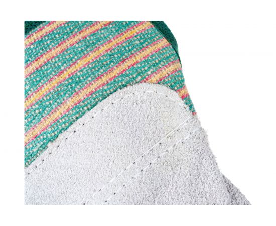 Комбинированные перчатки ARCTICUS серые, спилок КРС ВС кл, х/б подкладка, крага 2302-111 – изображение 6