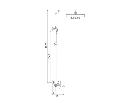 Душевая система Ekko серый E2401-22 – изображение 6