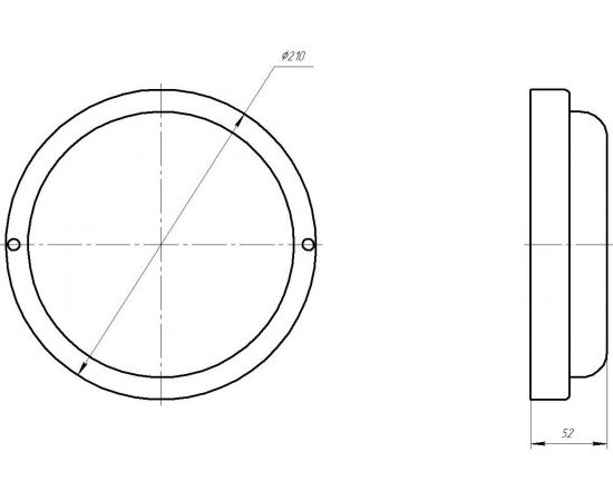 Светодиодный настенно-потолочный ЖКХ светильник ЭРА SPB-201-0-40K-018 IP65, D 210 мм, матовый, Б0054579 – изображение 6