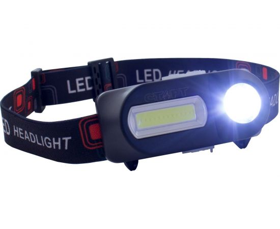 Налобный светодиодный фонарь СТАРТ с прочным износостойким корпусом LOE 501-C1 Black – изображение 8