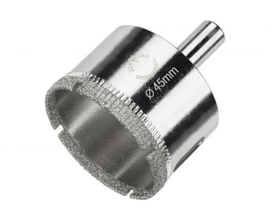 Коронка алмазная по керамике, плитке и стеклу 45 мм Diamond Industrial DIDCBC045 