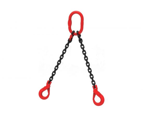 Строп OCALIFT 2СЦ 2,8 т, 2 м, цепной, двухветвевой, т8, с самозакрывающимся крюком 1163282с 