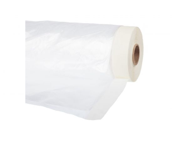 Пленка защитная прозрачная с клейкой малярной лентой (2.7х25 м; HDPE) РемоКолор 09-0-027 