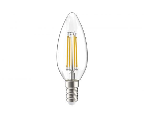 Лампа IEK серия 360, LED, C35, свеча, прозрачная, 7вт, 230В, 4000К, E14 LLF-C35-7-230-40-E14-CL 