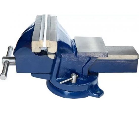 Слесарные тиски GRIFF 125 мм, поворотные, стальные, с наковальней 7.5кг g164006 