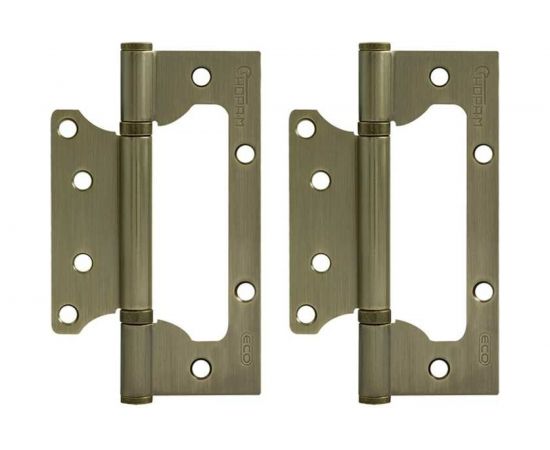 Петля НОРА-М накл. ун. 800-5"" FHP-ЕСО AB бронз.покр. без колп. 125х75х2,5 15854 