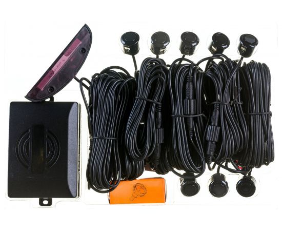 Парктроник SWAT Black 8 датчиков, d 18 мм PT-128B 