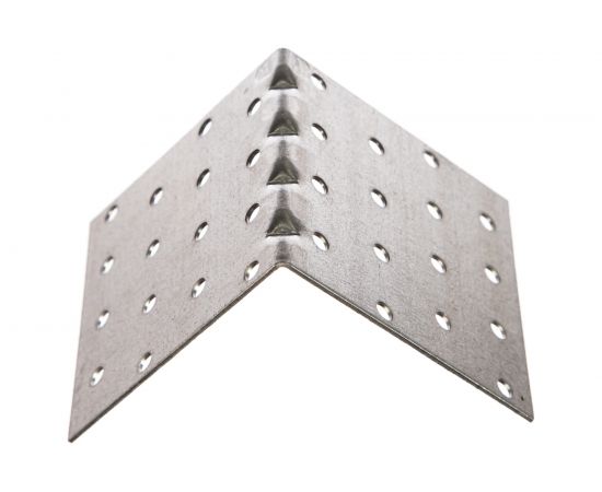 Усиленный монтажный уголок Rock RKMP9, 80х80х80х1,5 мм 20 шт. 413907 