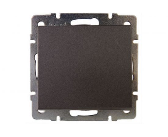 Розетка LEZARD RAIN с/ з с крышкой керам. цв. черный графит матовый 703-4188-123 