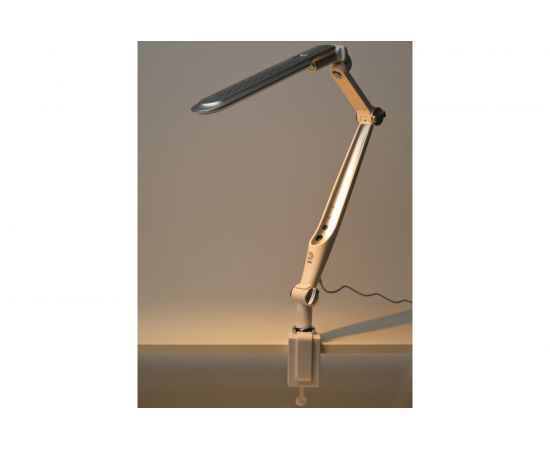 Настольный светодиодный светильник ЭРА NLED-496-12W-S на струбцине, серебро Б0052768 – изображение 11