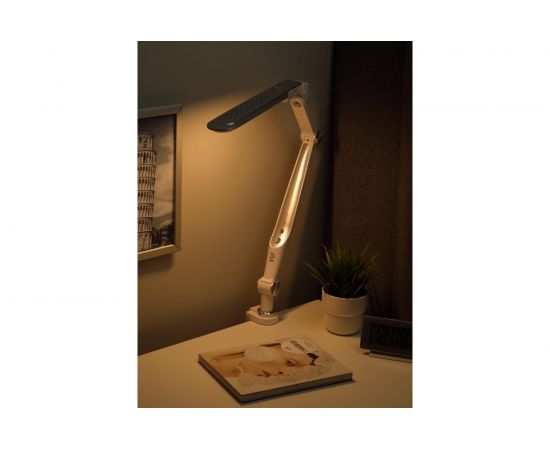 Настольный светодиодный светильник ЭРА NLED-496-12W-S на струбцине, серебро Б0052768 – изображение 13