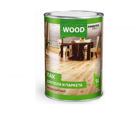 Лак для пола и паркета FARBITEX (высокопрочный; палисандр; 0.8 л) 4300009372 – изображение 2