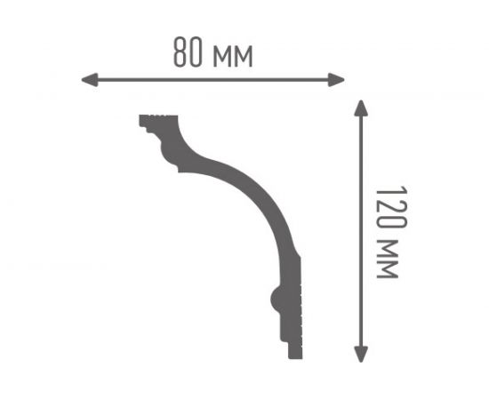 Плинтус ПЛИНТЭКС Q 80/120 14607173946222 – изображение 2