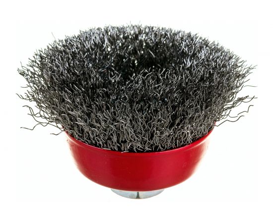 Щетка чашечная 65 мм, М14, витая проволока для УШМ INTERTOOL BT-1065 – изображение 2