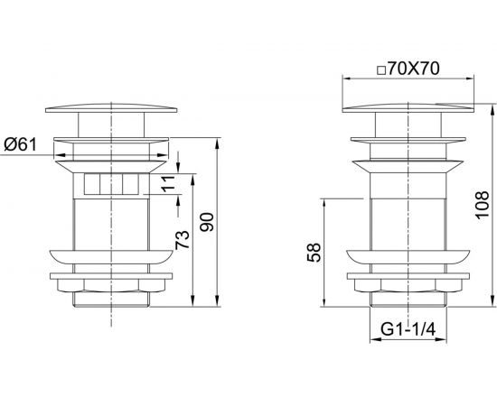 Донный клапан ALLEN BRAU Infinity 5.21026-31 00265544 – изображение 2