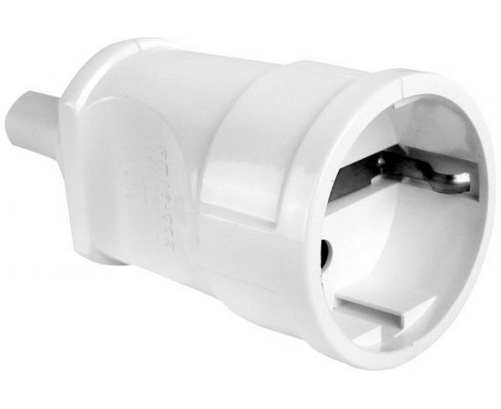 Разборная розетка Volsten Sb1-MZ12 16А белая 1 гнездо с заземлением Модель РА16-002 14448 – изображение 2