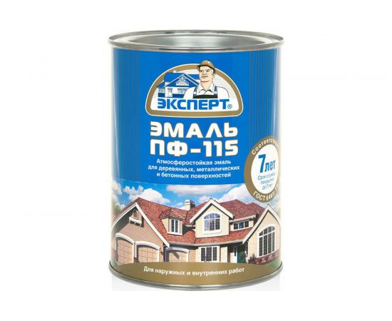 Эмаль ЭКСПЕРТ ПФ-115М глянцевая хаки 0,8 кг 28412 – изображение 3