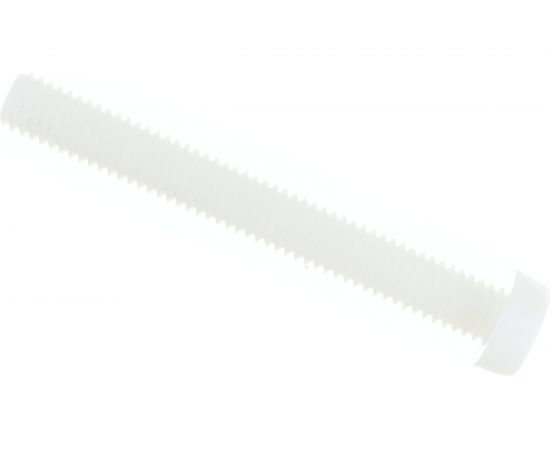 Винт с цилиндрической головкой со шлицем DINFIX DIN 84, полиамид (пластик), M6x50, 10 шт. 00-00001507 – изображение 3