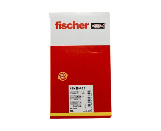 Дюбель-гвоздь Fischer N 8X80/40 F 100 шт. 513702 – изображение 3