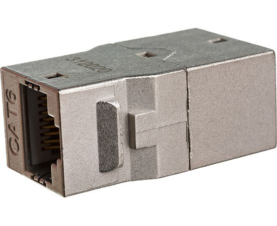 Проходной адаптер Hyperline CA2-KJ-C6-SH-BK (coupler), RJ-45(8P8C) формата Keystone Jack 444916 – изображение 4