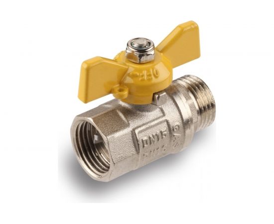 Шаровой кран для газа AQUALINK 3/4 вн-нар бабочка 7110 – изображение 5