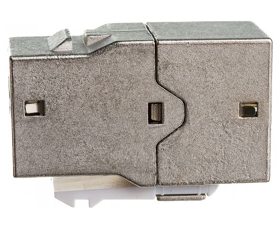 Проходной адаптер Hyperline CA2-KJ-C6-SH-BK (coupler), RJ-45(8P8C) формата Keystone Jack 444916 – изображение 5