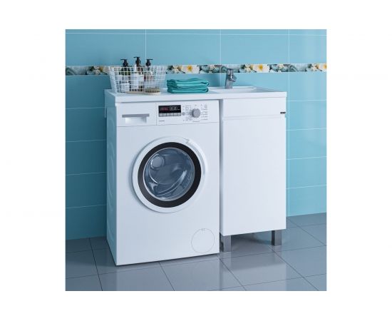 СаНта Тумба под умывальник над стиральной машиной напольная Марс 38 под умывальник Лидер 1000 700221 