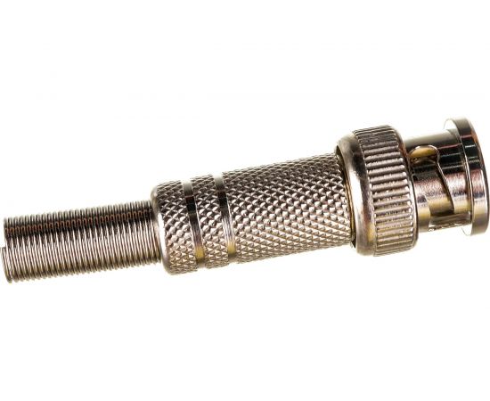 Разъем BNC ЭРА Simple RSBNC02 штекер, под винт, с пружиной, металл Б0048313 