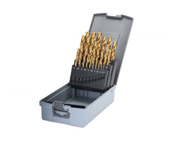 Ruko Набор сверл по металлу 1-13 мм HSS-TiN 25шт 250215TRO 
