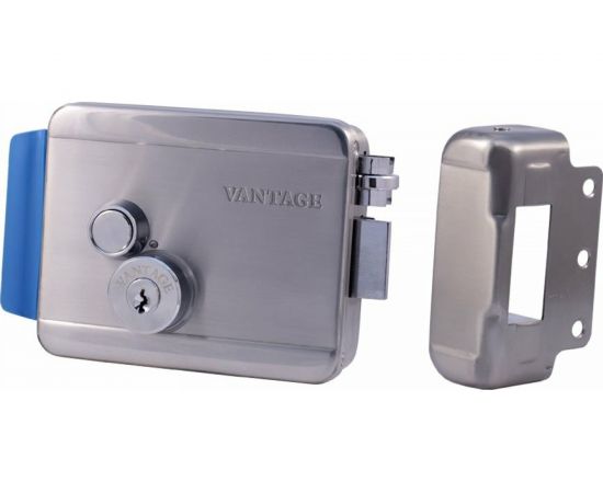 Электромеханический замок Вантаж нержавеющая сталь VE091INOX L 