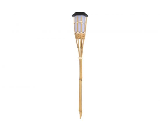 Садовый светильник ЭРА ERASF22-24 Факел бамбук, на солнечной батарее, 56 см, Б0053382 