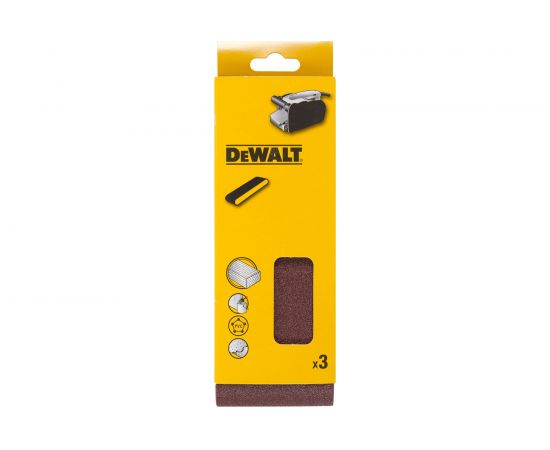 Лента шлифовальная (3 шт; 64х356 мм; 220G) DEWALT DT3299 