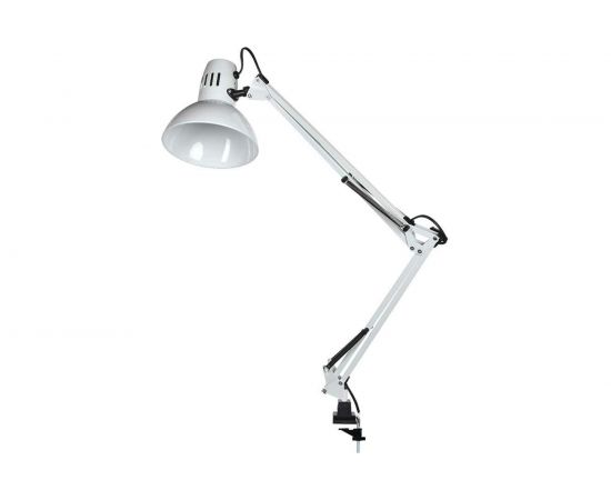Настольный светильник IEK 1014 на струбцине, Е27, белый LNNL4-1014-2-VV-40-K01 