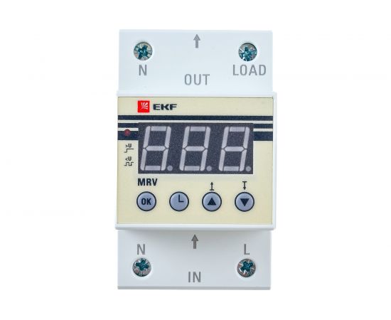 Реле напряжения с дисплеем EKF MRV, 40A PROxima MRV-40A 