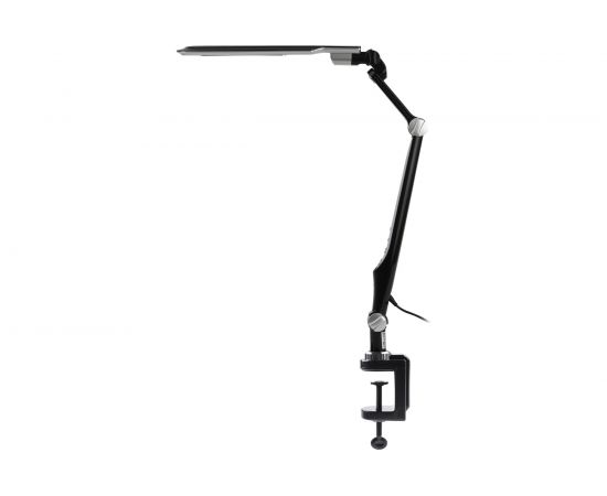Настольный светодиодный светильник ЭРА NLED-496-12W-BK на струбцине, черный Б0052767 