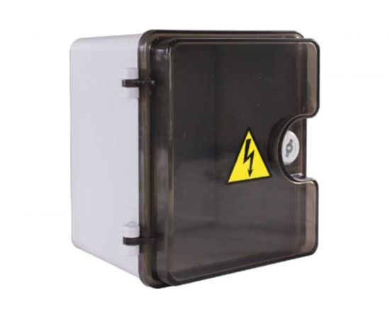 Пластиковый корпус с монтажной панелью KRZMI ЩМПпл прозрачная дверь 200x175x135 IP55 4651117990164 