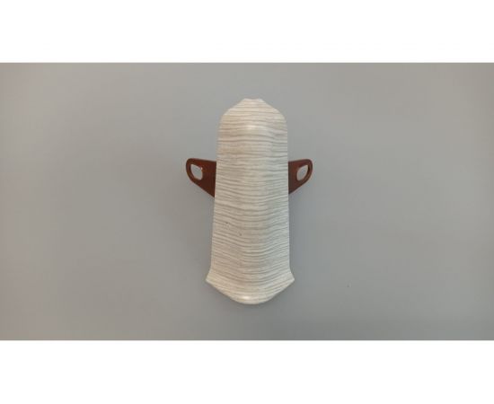 Угол наружный для плинтуса 85 мм DECONIKA 418 Дуб жемчужный, 1 шт. Д-П85-Нк-Ф2 418 ДУБ ЖМЧ 