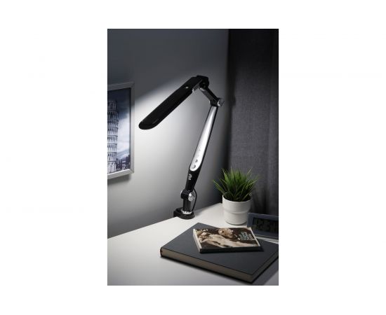 Настольный светодиодный светильник ЭРА NLED-496-12W-BK на струбцине, черный Б0052767 – изображение 12