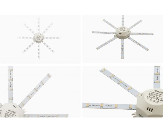 Комплект светодиодных линеек Apeyron Звездочка 220В, 16Вт, smd5730, 1200Лм, 4000К, IP30, 02-44 – изображение 12