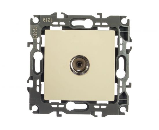 Одиночная TV розетка ЭРА 12-3101-02 IP20, слоновая кость Б0014706 – изображение 2