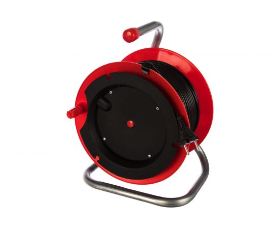 Силовой удлинитель на катушке LUX К1-0-30 4606400604808, 30м, выносная розетка – изображение 2